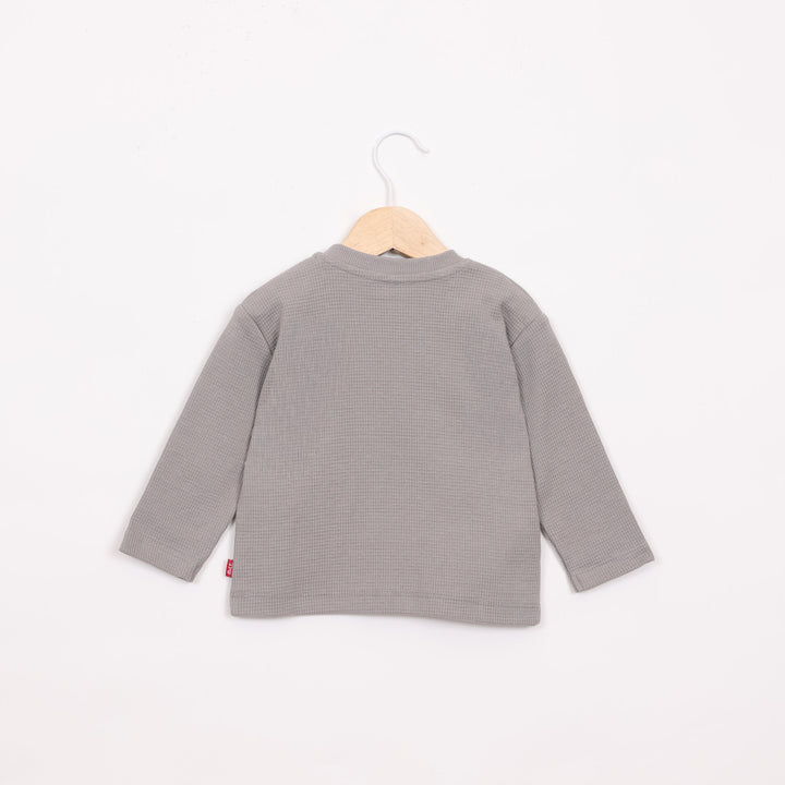 חולצה ארוכה בצבע חום