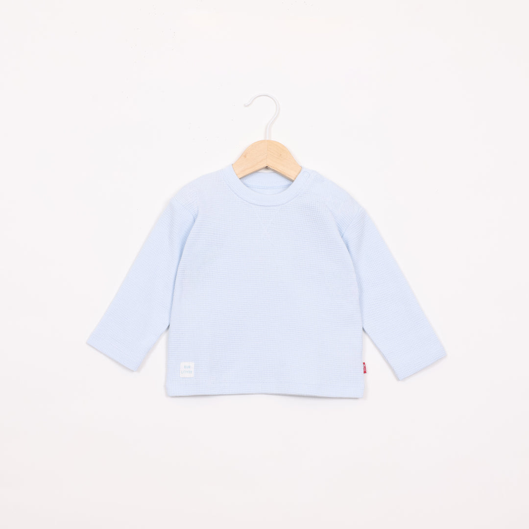 חולצה ארוכה בצבע תכלת