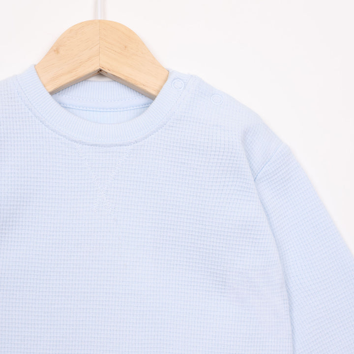 חולצה ארוכה בצבע תכלת