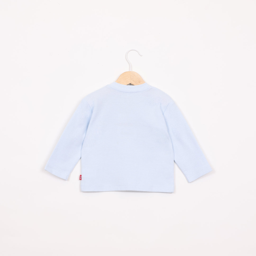 חולצה ארוכה בצבע תכלת