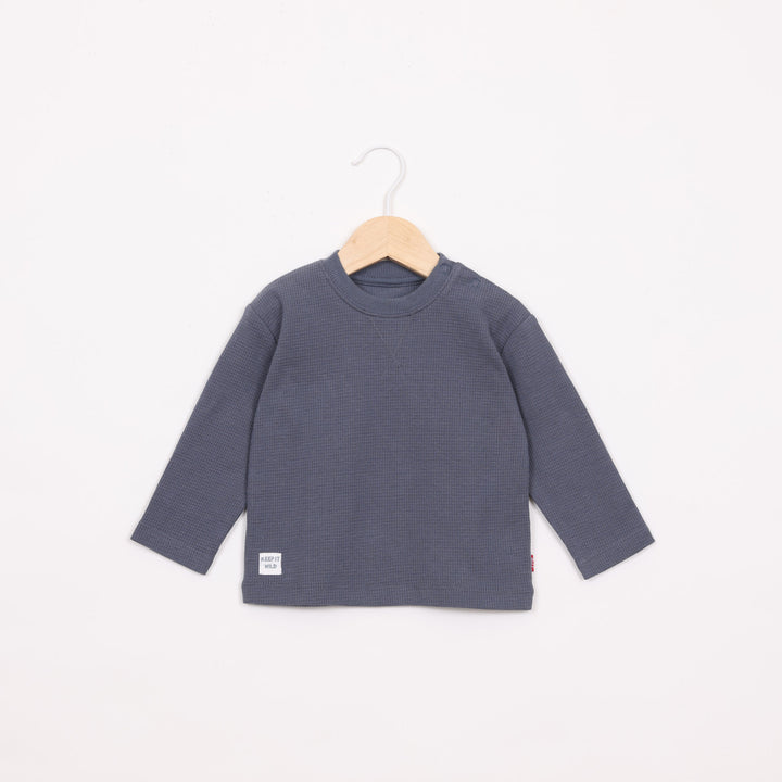 חולצה ארוכה בצבע כחול כהה