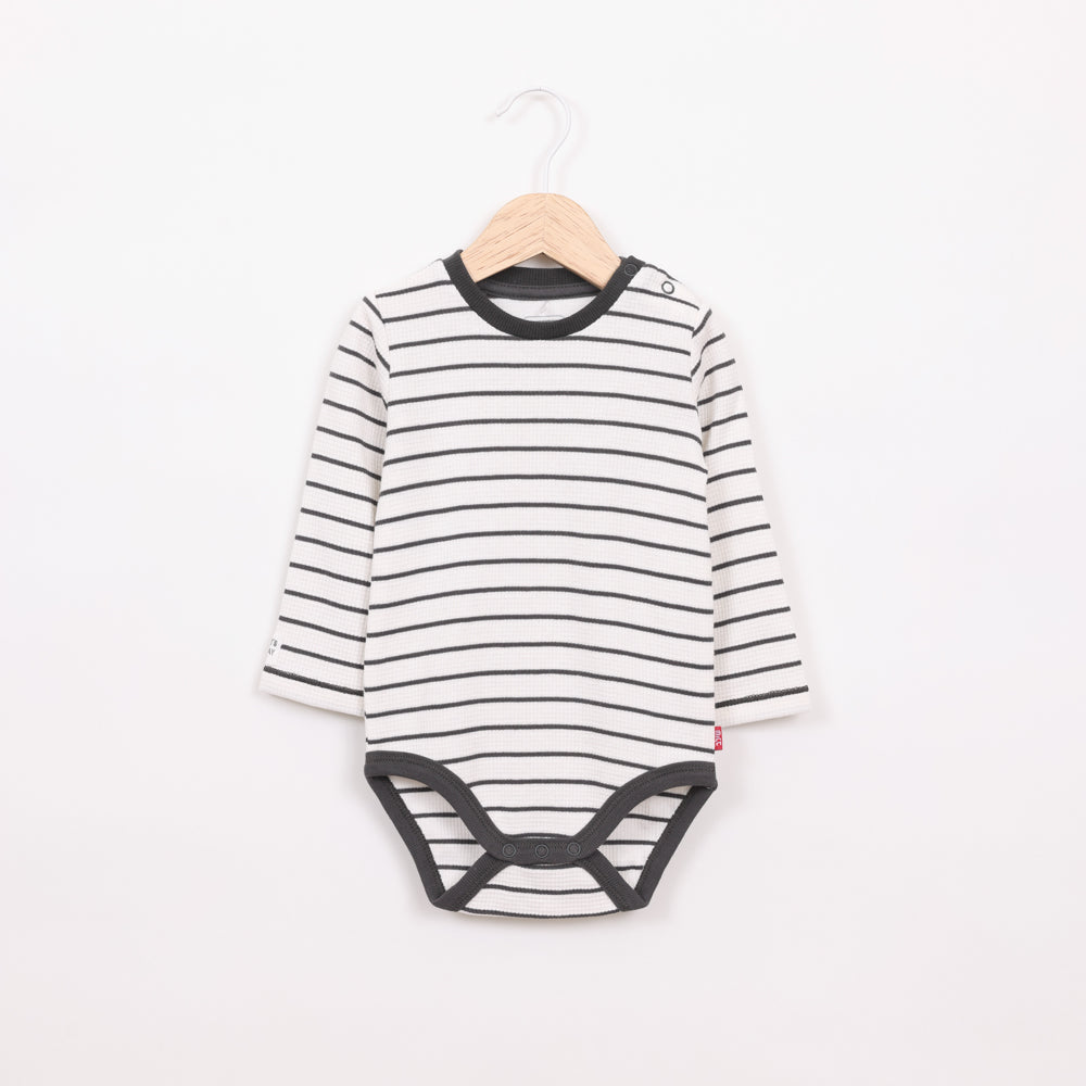 בגד גוף שרוול ארוך בצבע שמנת