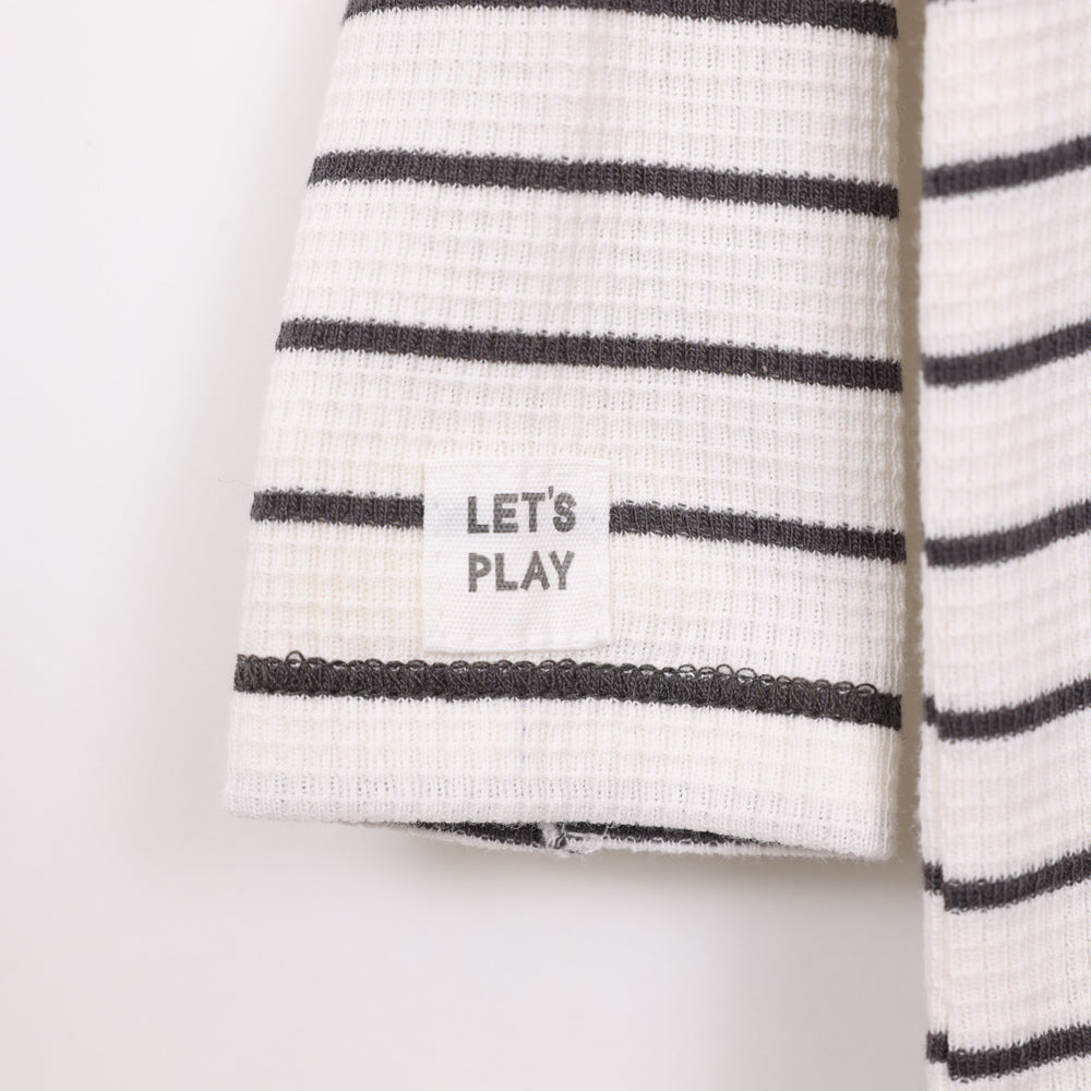 בגד גוף שרוול ארוך בצבע שמנת