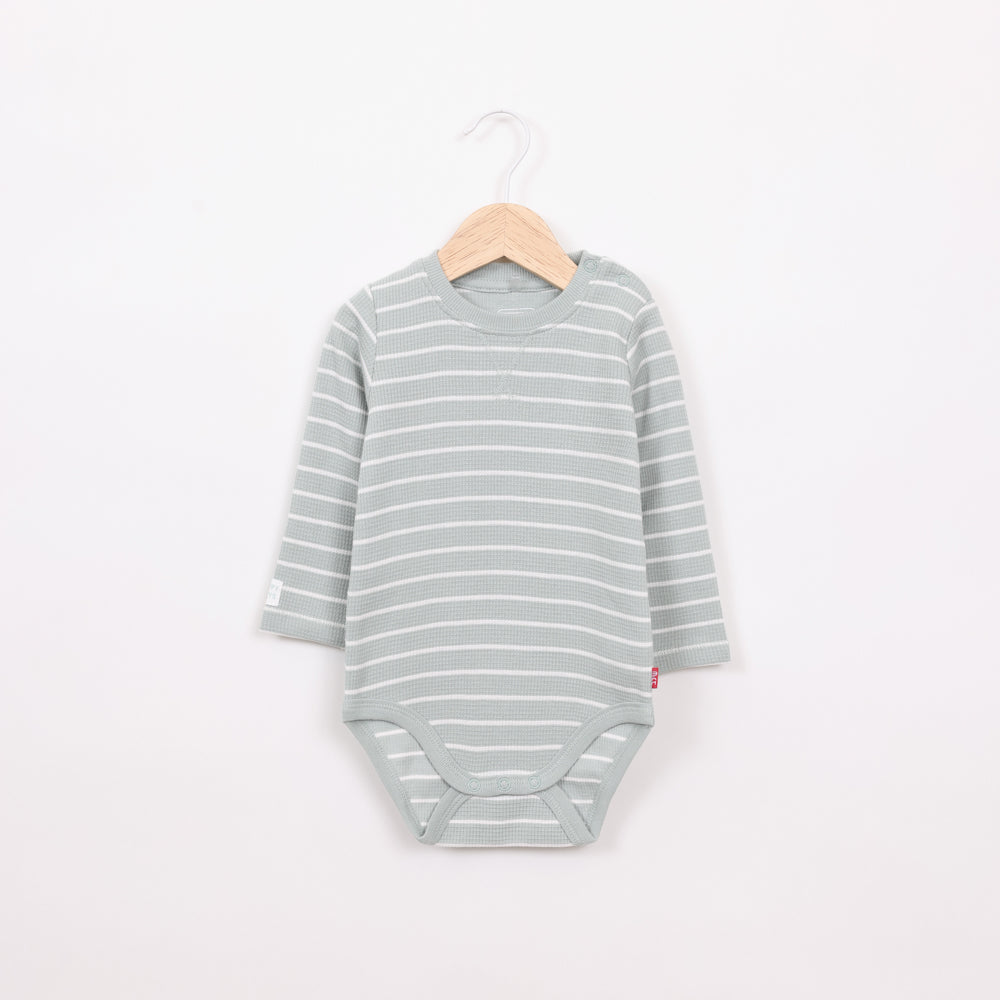 בגד גוף שרוול ארוך בצבע ירוק