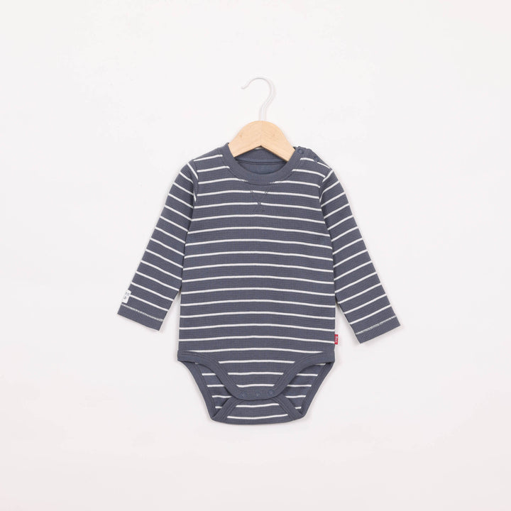 בגד גוף שרוול ארוך בצבע כחול