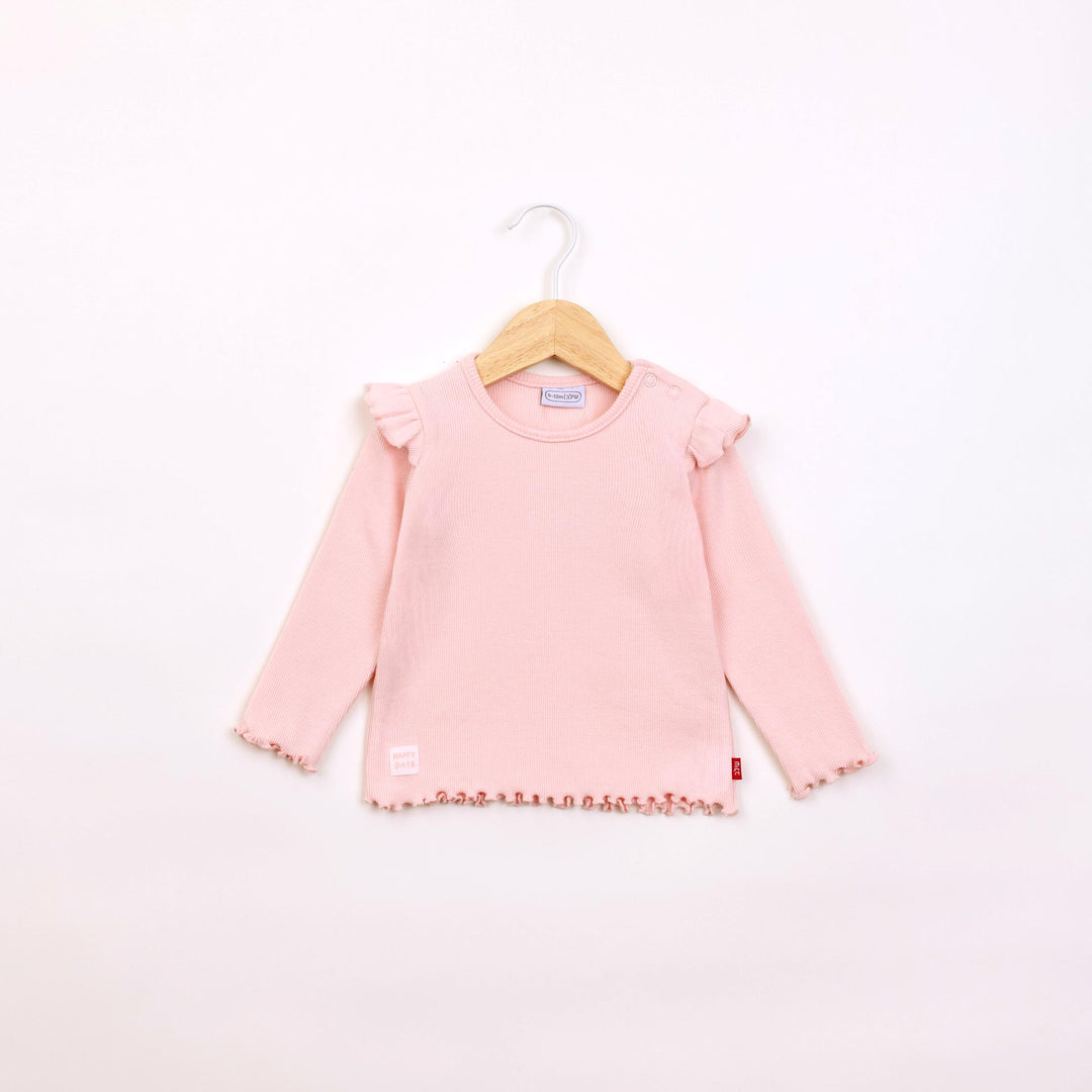 חולצה ארוכה בגוון ורוד