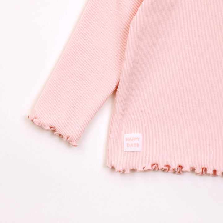 חולצה ארוכה בגוון ורוד