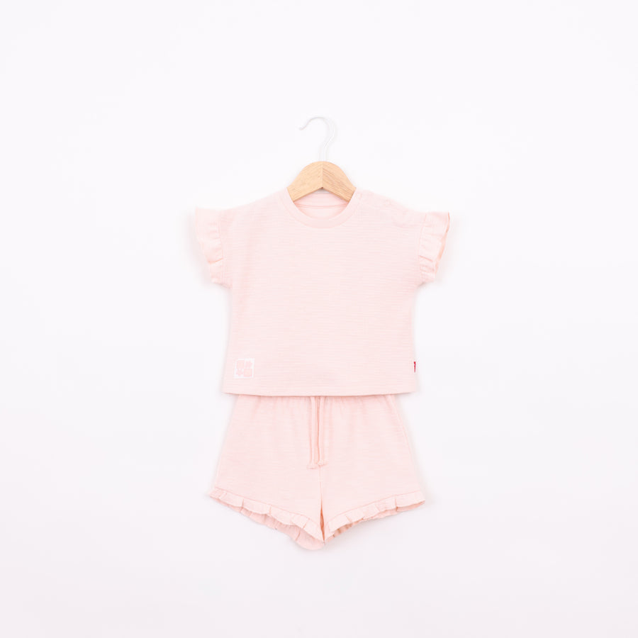 חליפת גן בגוון אפרסק