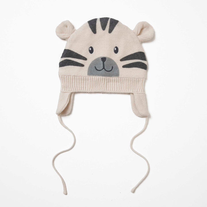 כובע נמר עם כיסוי אוזניים