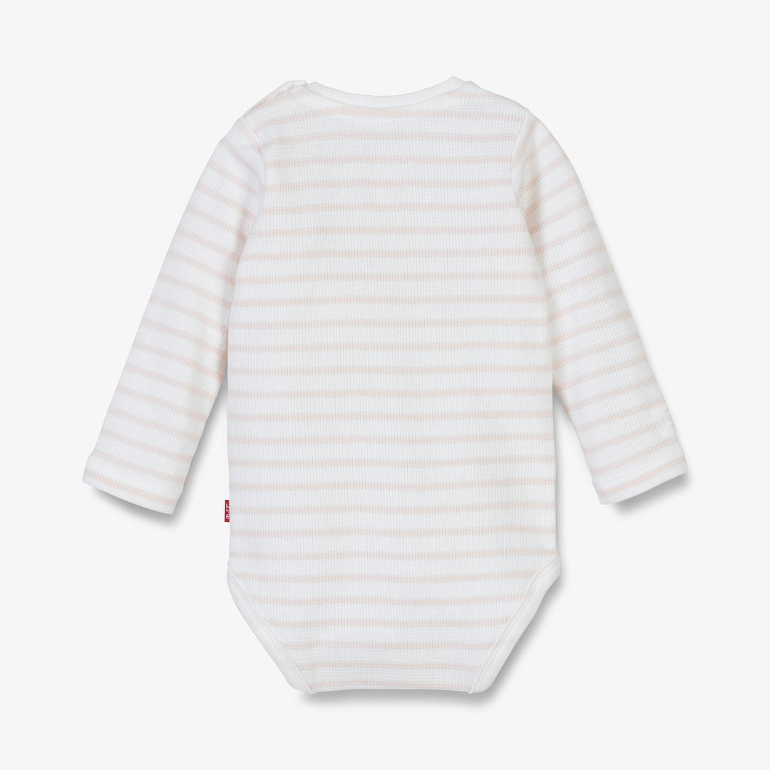 בגד גוף פסים ורוד