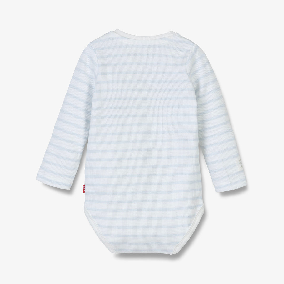 בגד גוף פסים תכלת