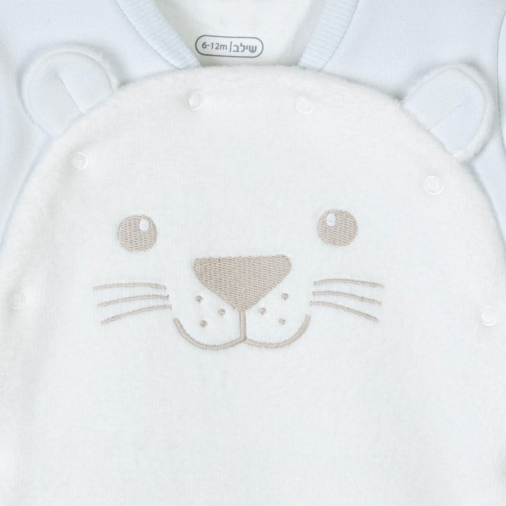 אוברול חיות צבע תכלת