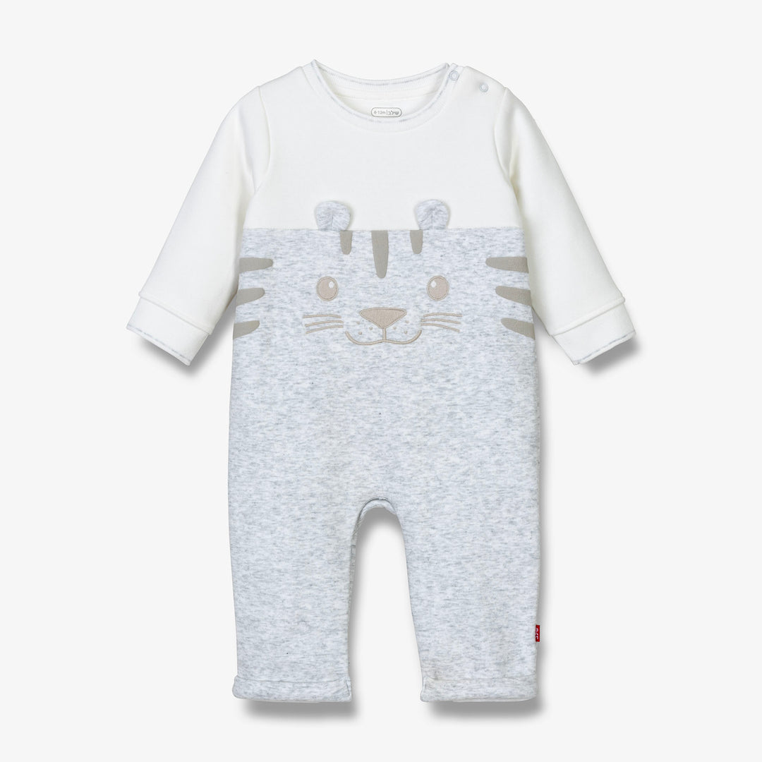 אוברול נמר אפור