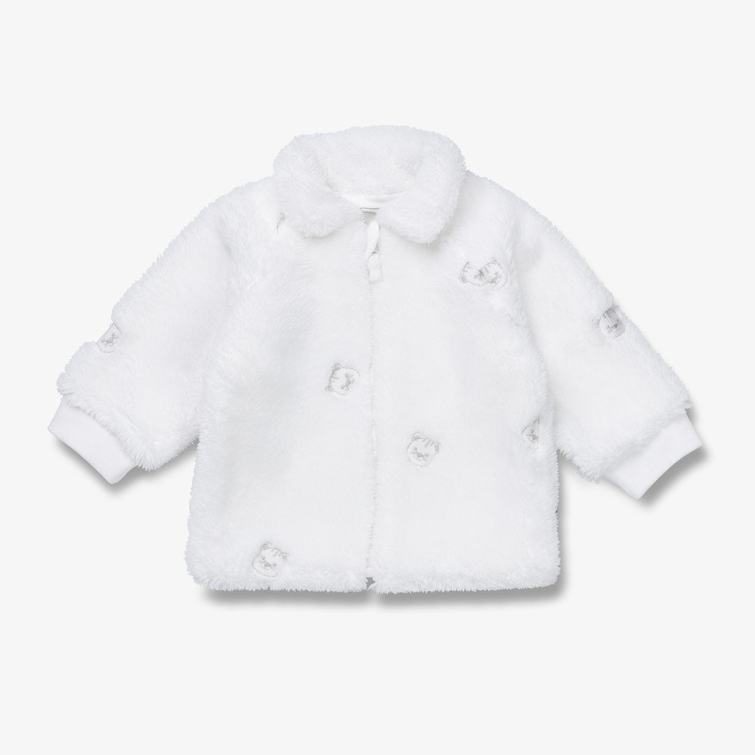 חליפת פרווה צבע שמנת