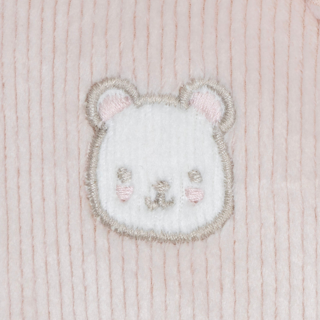 אוברול קטיפה ורוד