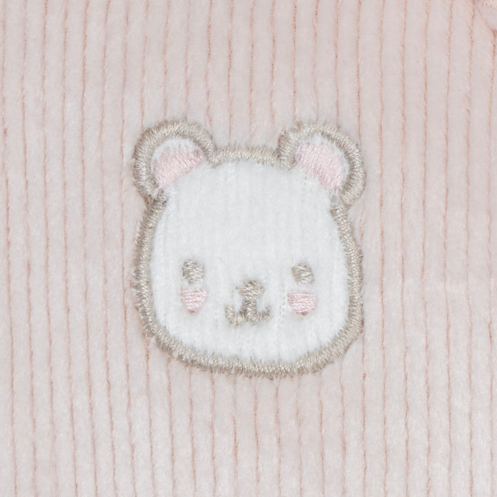 אוברול קטיפה ורוד