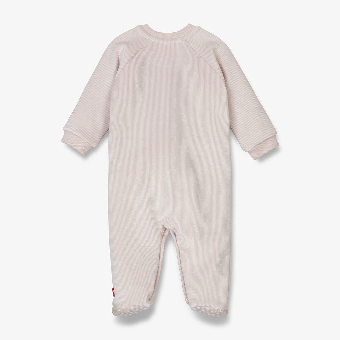 אוברול קטיפה ורוד