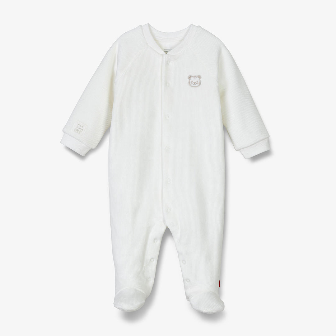 אוברול קטיפה שמנת