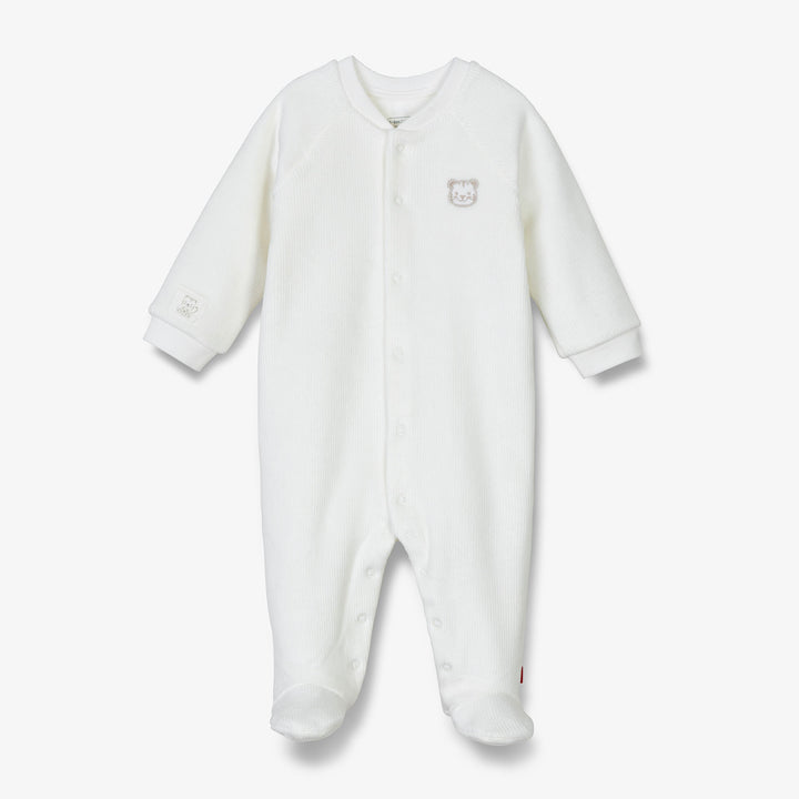 אוברול קטיפה שמנת