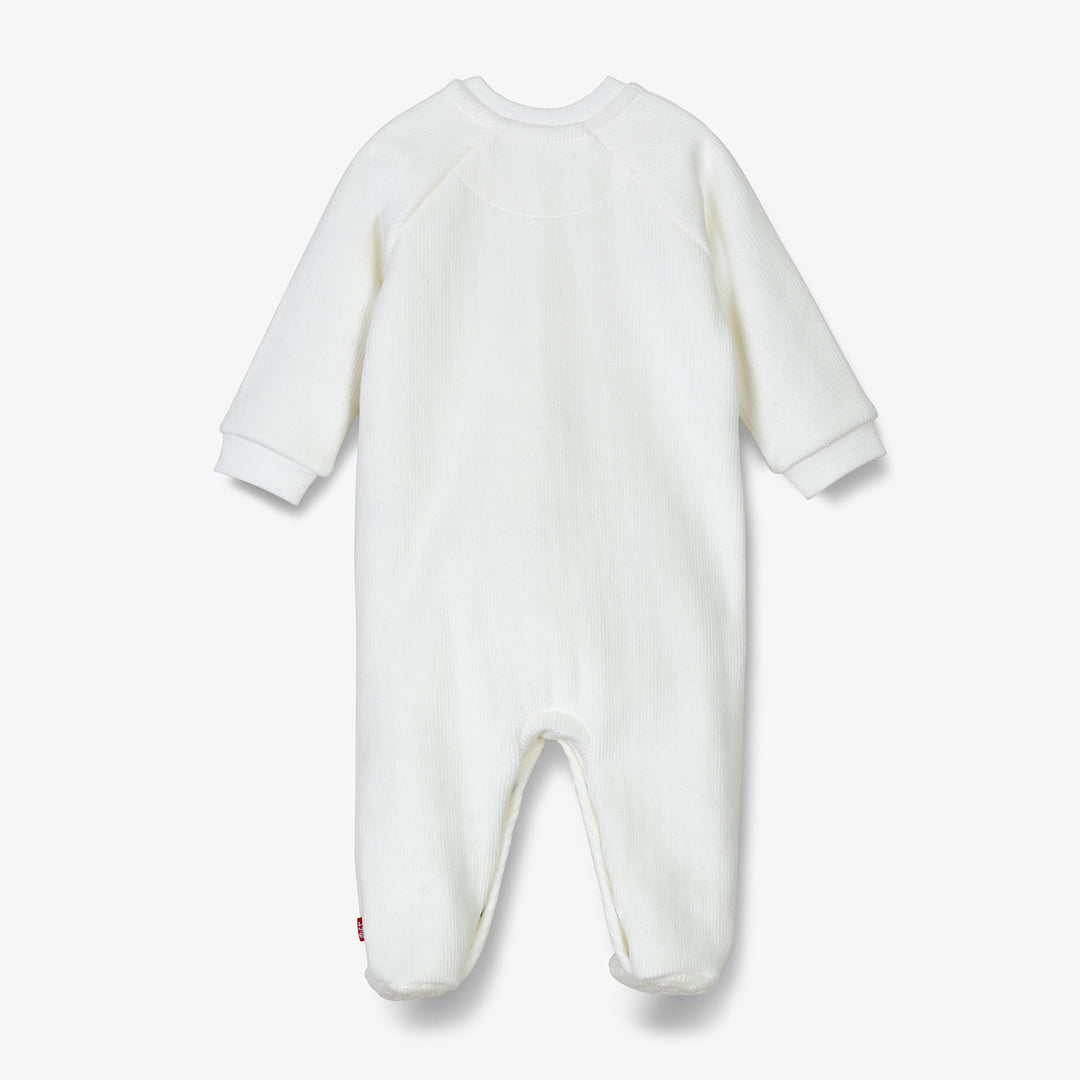 אוברול קטיפה שמנת