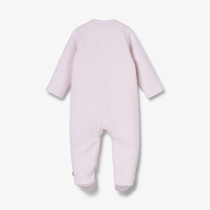 אוברול רגליות צבע ורוד