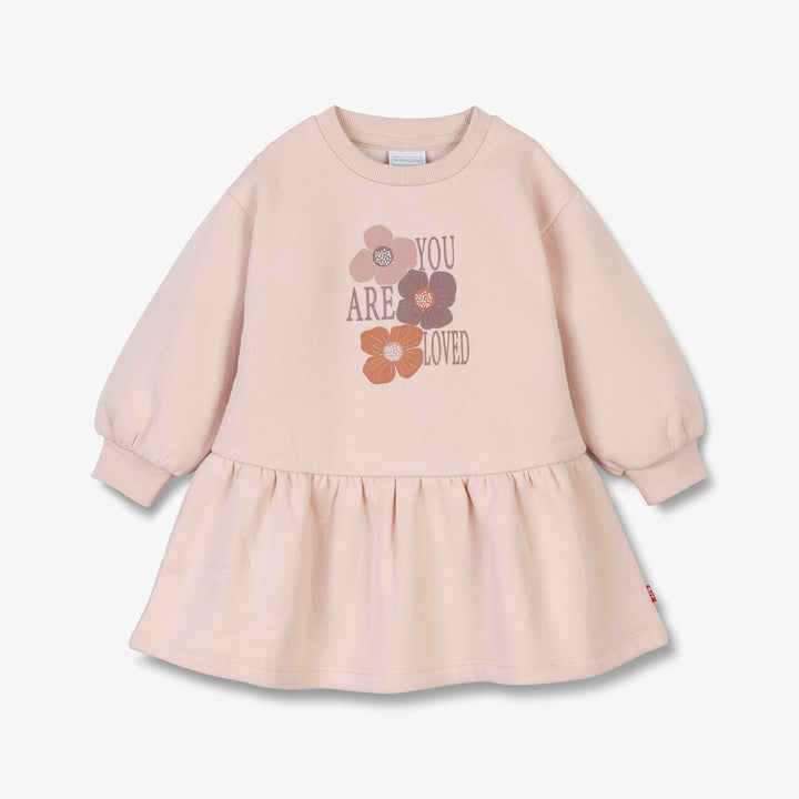 שמלת פוטר הדפס פרחוני