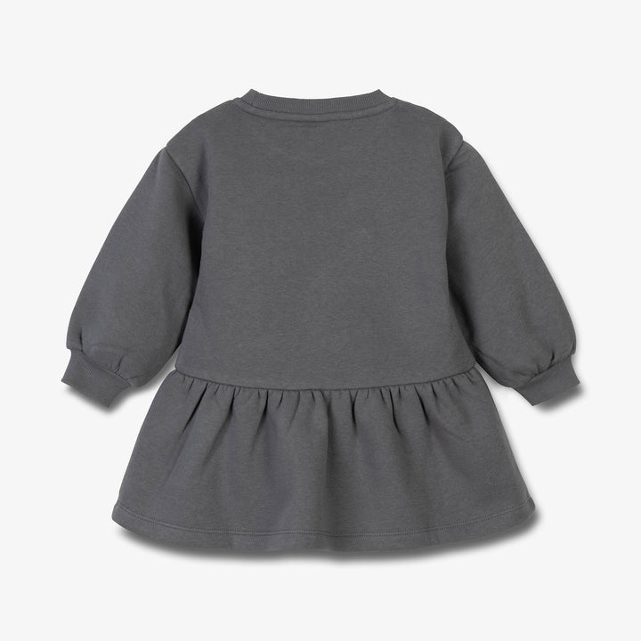 שמלת פוטר הדפס פרחים פרווה