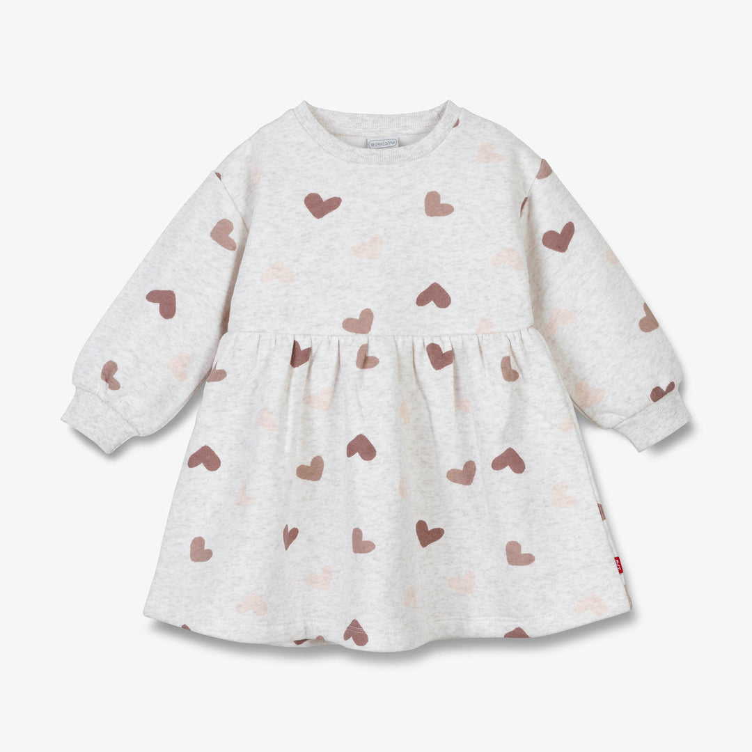 שמלת פוטר הדפס לבבות