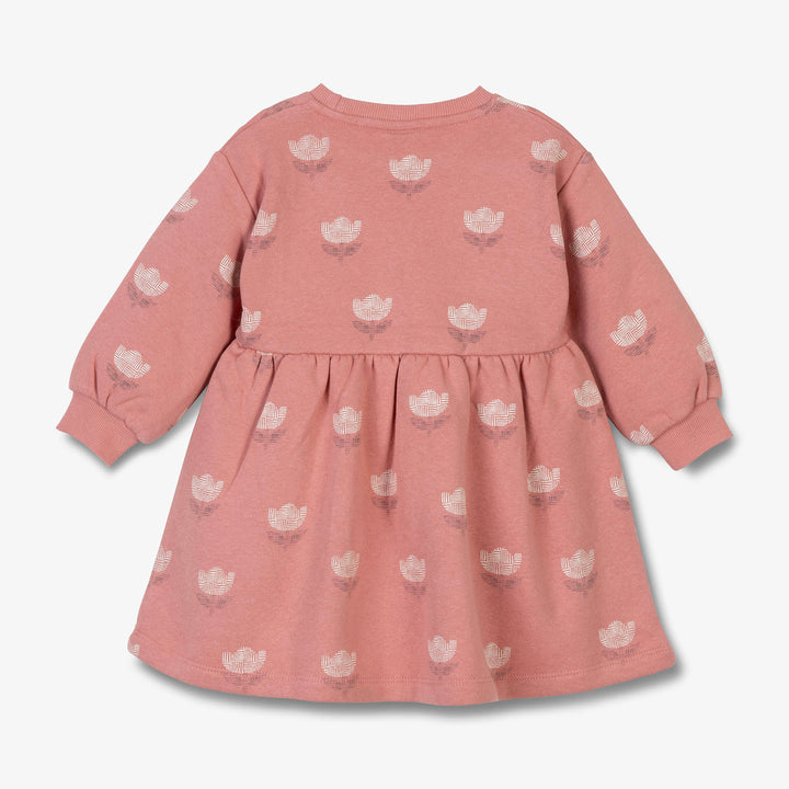 שמלת פוטר הדפס פרחים