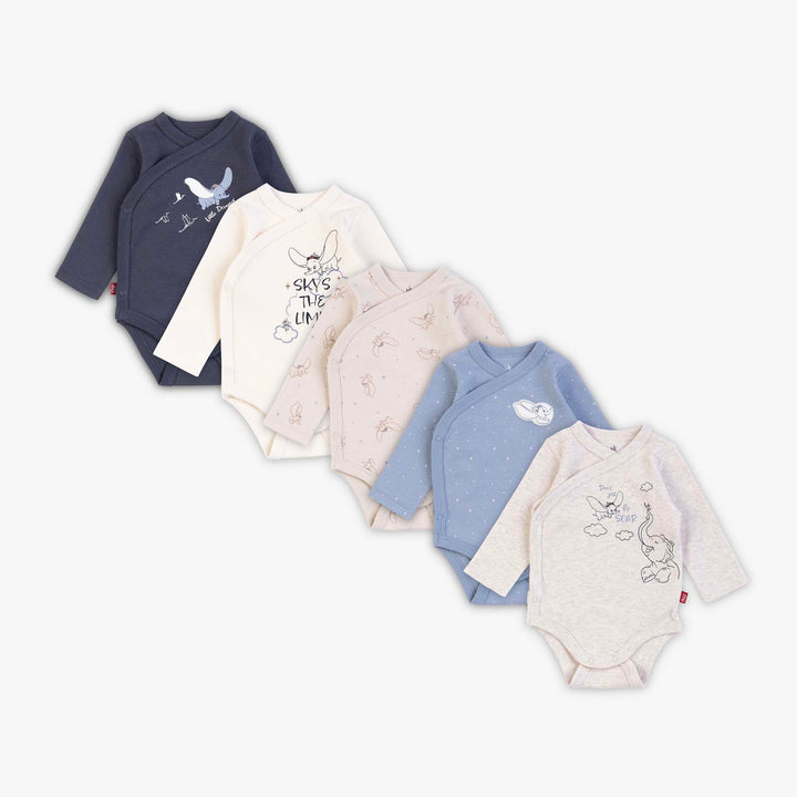 מארז 5 בגדי גוף מעטפת בנים