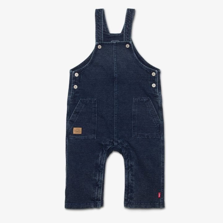 אוברול ג'ינס ובגד גוף פסים