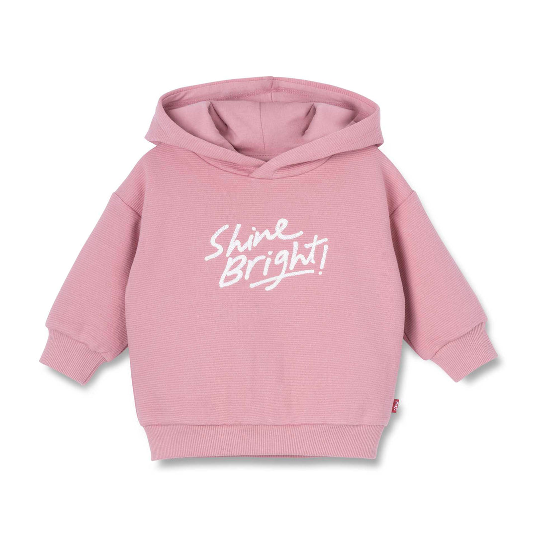 סוויטשירט קפוצ'ון ורוד