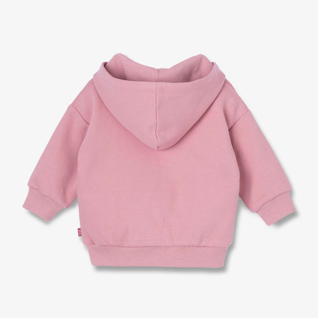 סוויטשירט קפוצ'ון ורוד