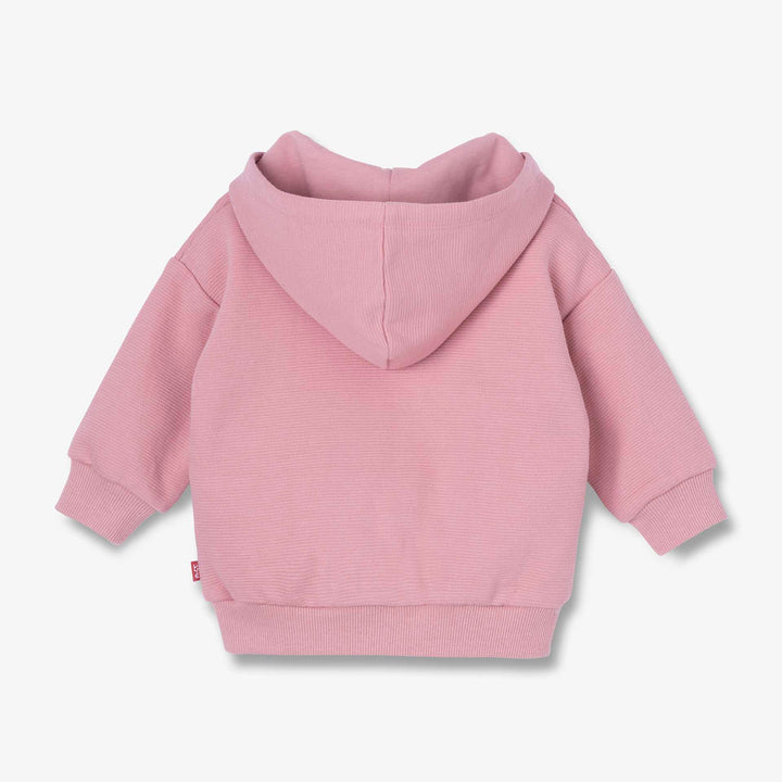 סוויטשירט קפוצ'ון ורוד