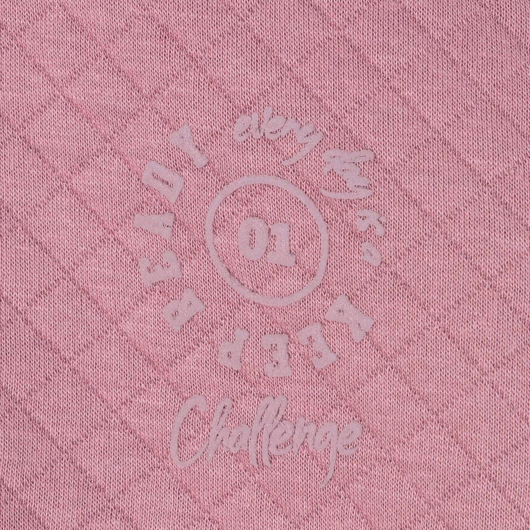 סוויטשירט עם טקסטורה צבע סגול