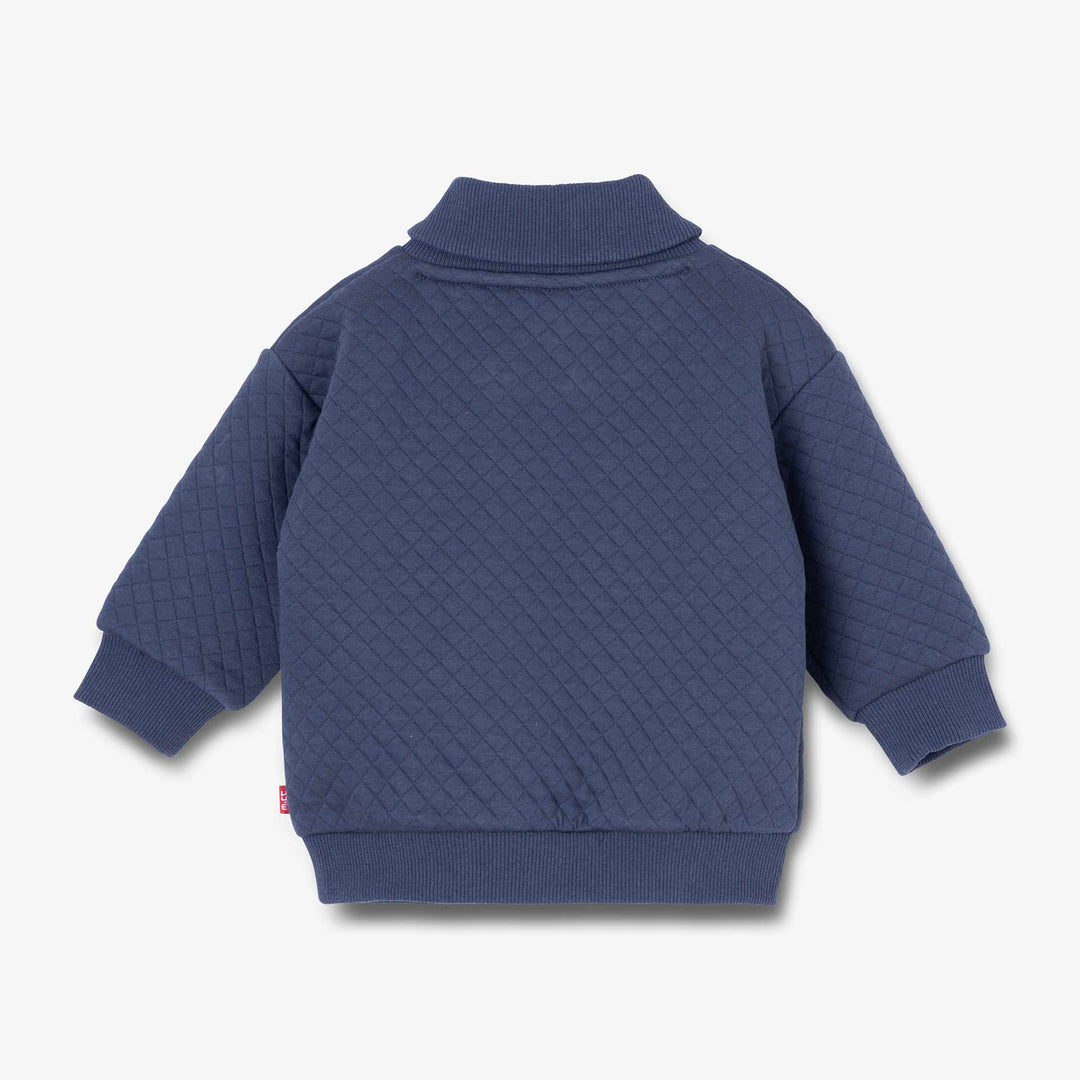 סוויטשירט עם טקסטורה צבע נייבי