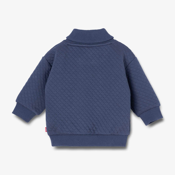 סוויטשירט עם טקסטורה צבע נייבי