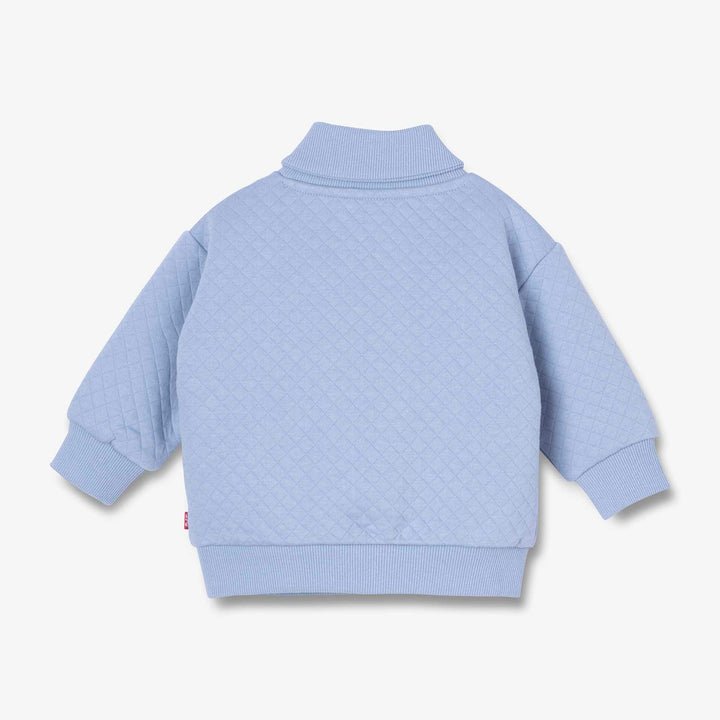 סוויטשירט עם טקסטורה צבע פטרול