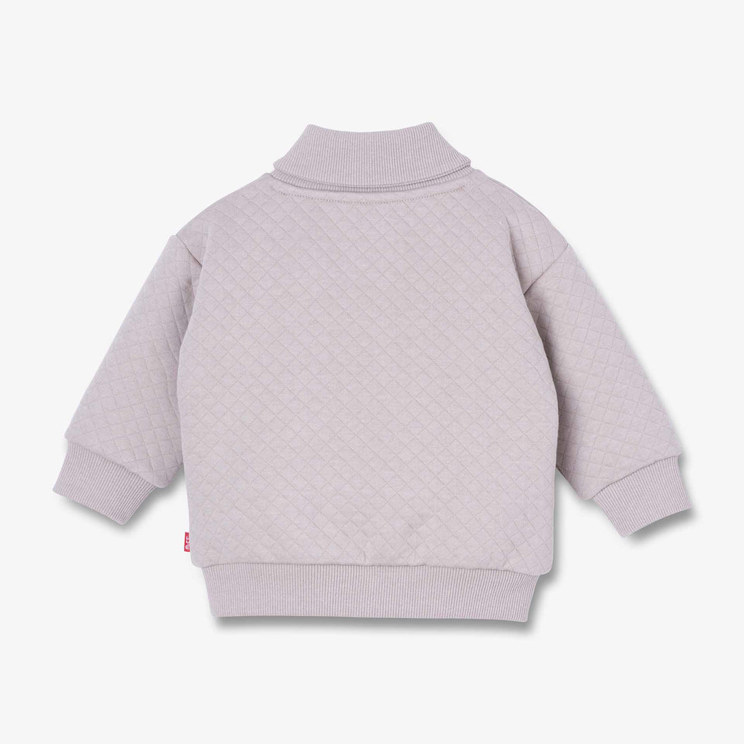 סוויטשירט עם טקסטורה צבע מוקה