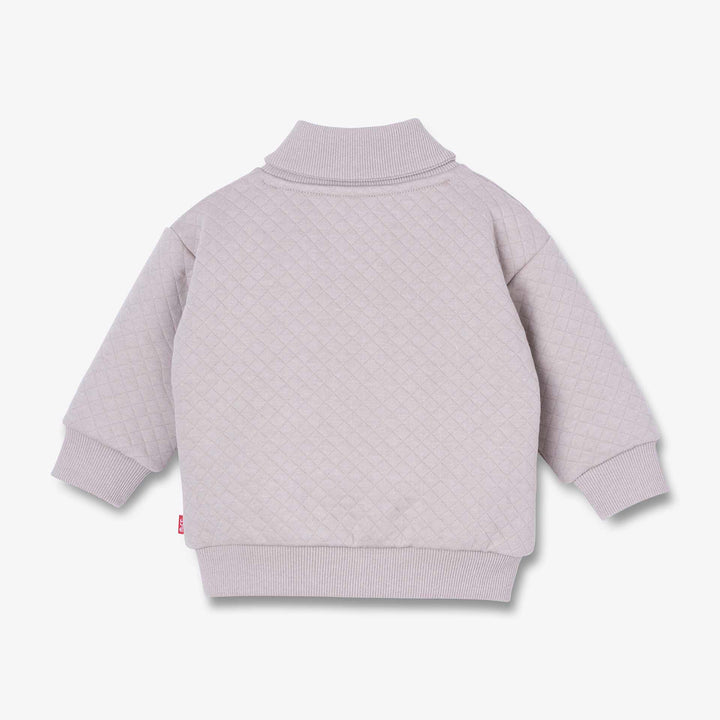 סוויטשירט עם טקסטורה צבע מוקה