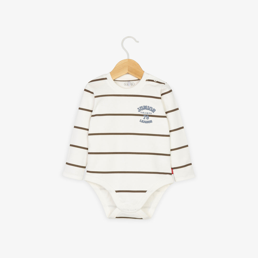 אוברול קורדרוי ובגד גוף פסים