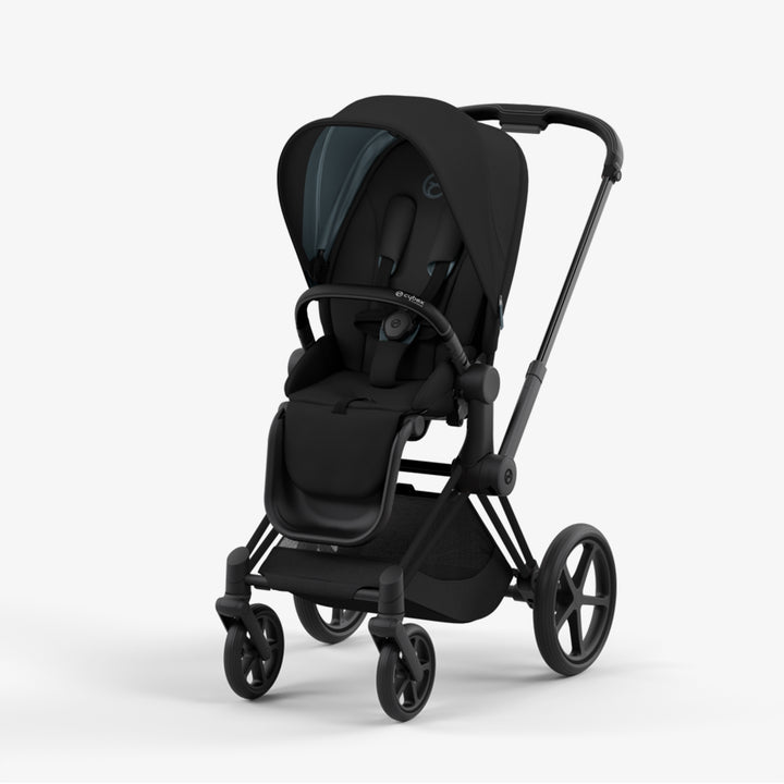 עגלת פריאם 4 שחור עמוק שלד שחור Cybex Priam