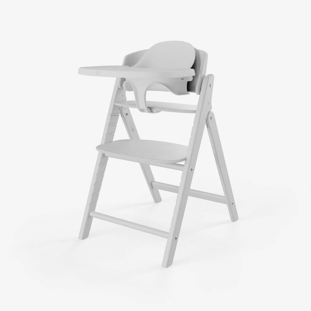 כסא אוכל לבן Click&Fold