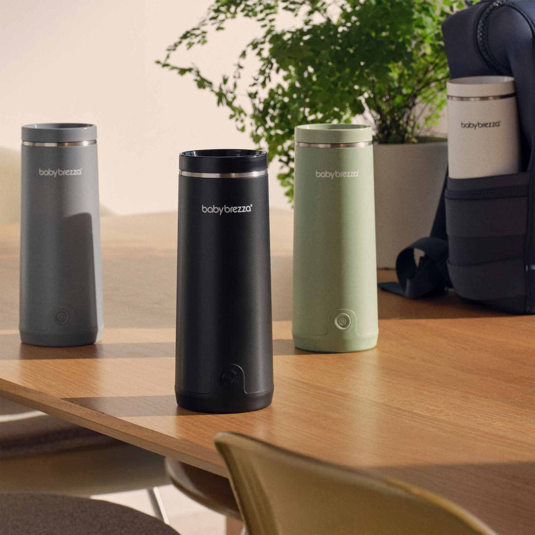 מחמם בקבוקים נייד שחור