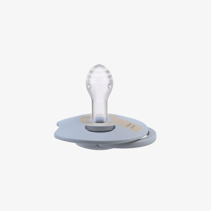 מוצץ סיליקון פריים 0-6 תכלת