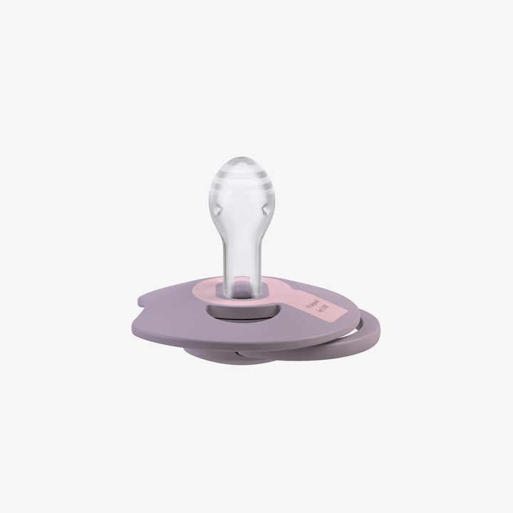 מוצץ סיליקון פריים 0-6 סגול