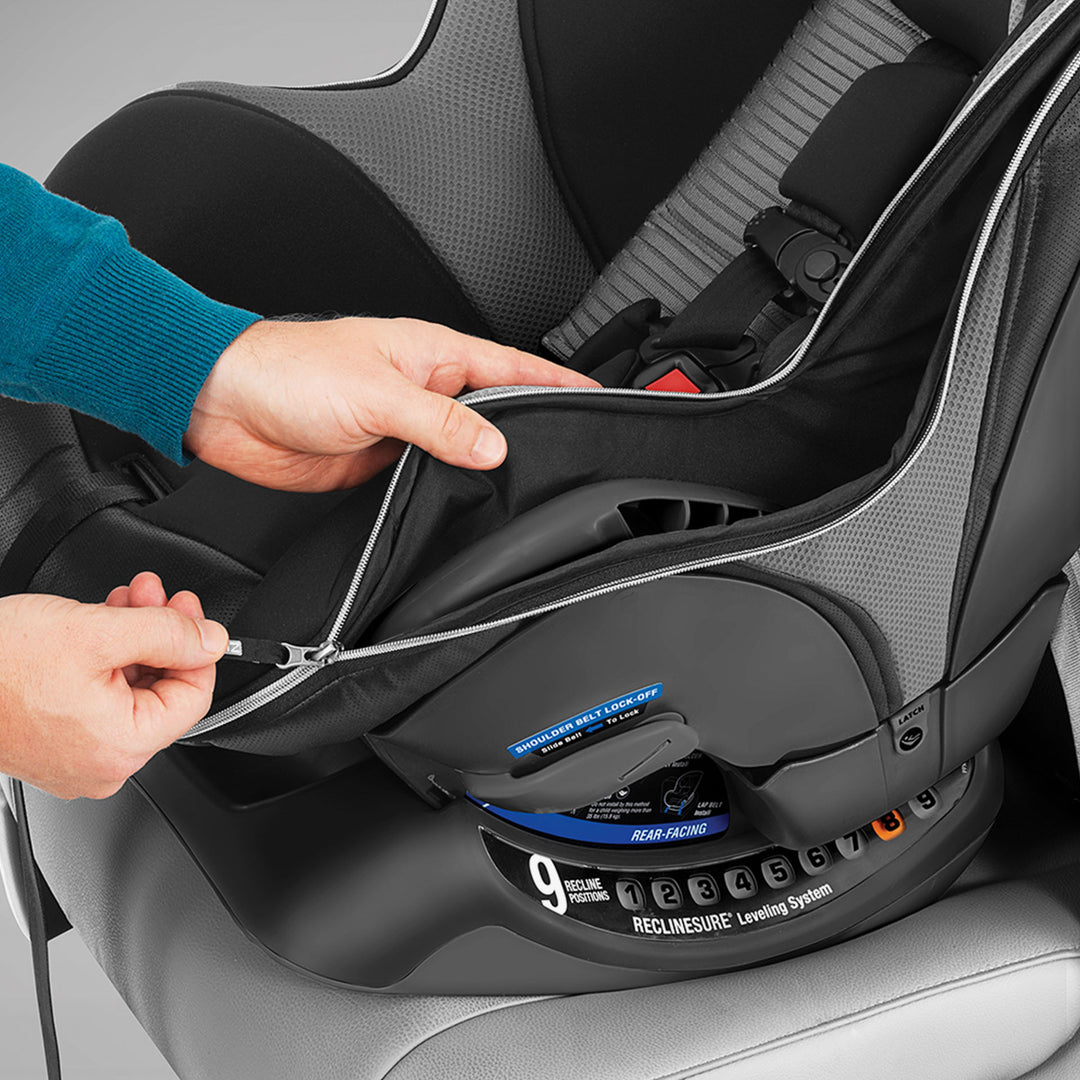 כיסא בטיחות צ'יקו נקסטפיט Chicco NextFit Zip Max - שחור אפור כהה