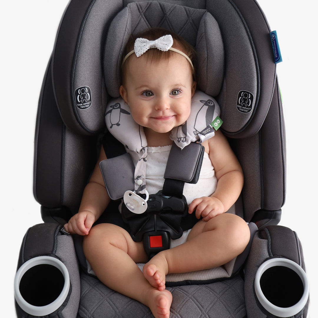 כרית לצוואר פינגווין אפור בז'