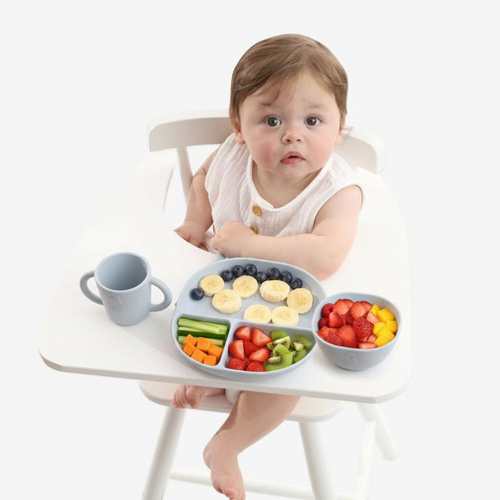 סט כלי סיליקון תכלת