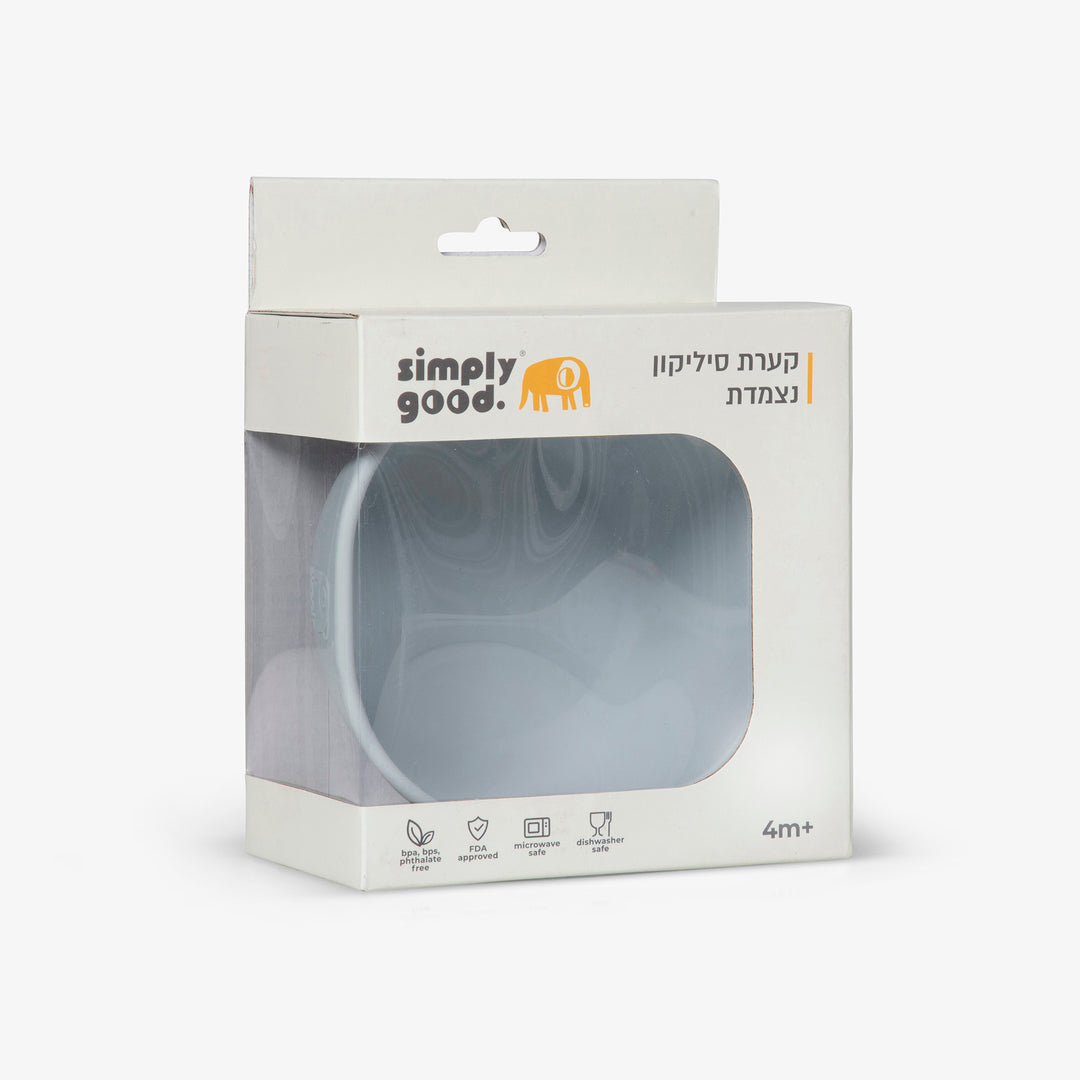 קערה סיליקון תכלת